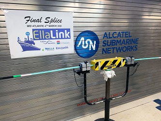 Transatlantic EllaLink Cable